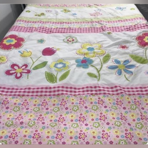 Kids Flower Power TWIN Comforter Set - Picture 2 of 12